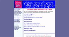 Desktop Screenshot of celebratetoday.com